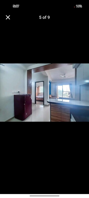 Living Room in 1 BHK Apartment at Lodha Vista, Lower Parel – for Rent