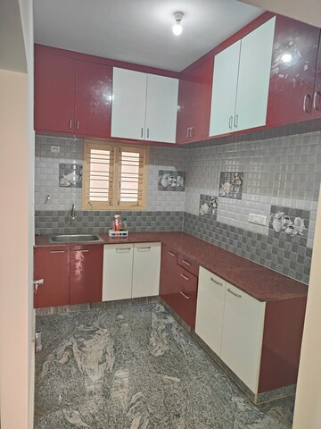 Kitchen in 1 BHK Builder Floor at Vignana Nagar – for Rent