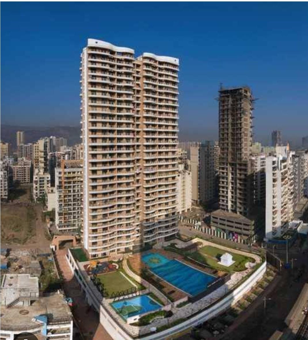 2 BHK + Pooja Room Apartment For Sale in Paradise  Sai Miracle