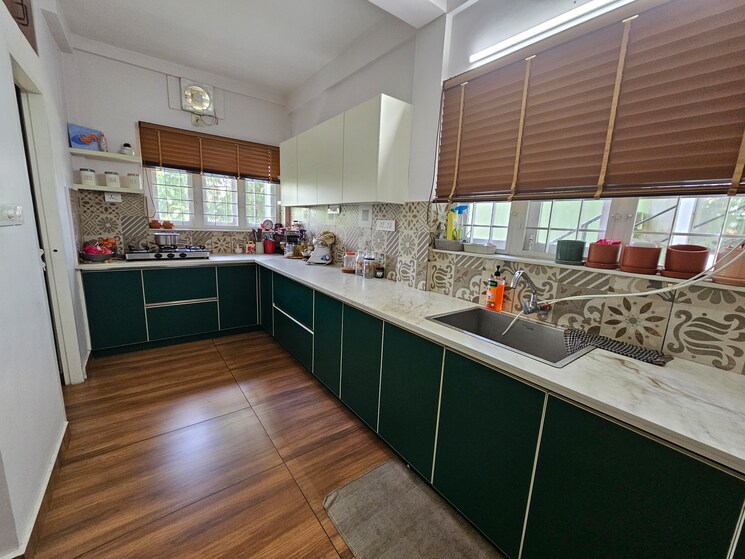 Kitchen, marine drive 3 Bedroom 1700 Sq.Ft. Apartment In Marine Drive Kochi 9025444