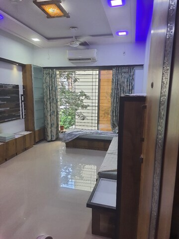 Living Room in 1 BHK Apartment at Bhoomi Classic, Malad West – for Rent
