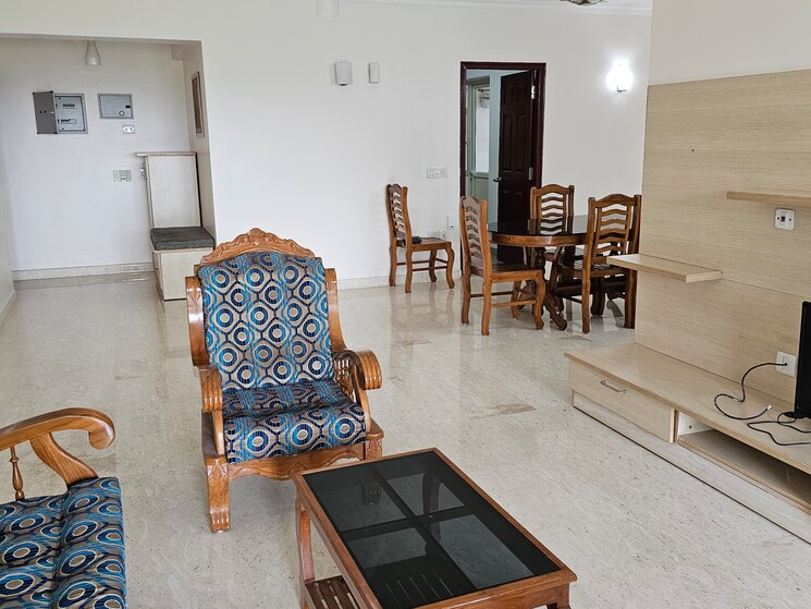 Living Room, marine drive 3 Bedroom 1922 Sq.Ft. Apartment In Marine Drive Kochi 9025496