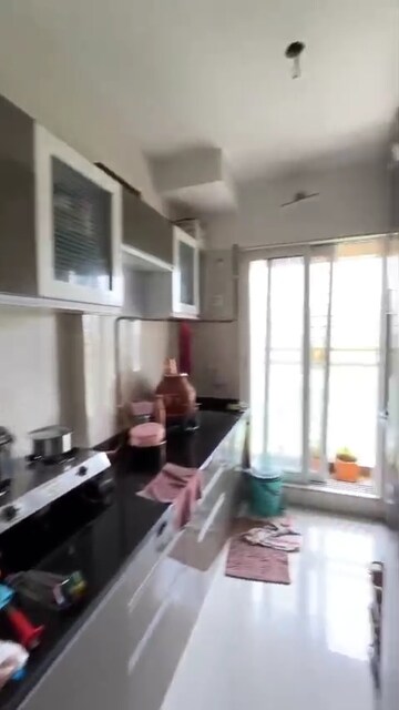 Kitchen in 1 BHK Apartment at Shree Ganesha Veera Residency, Ghodbunder Road – for Rent