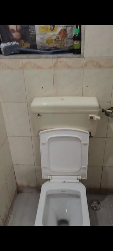 Bathroom in 1 BHK Apartment at Bhanushanti Complex, Malad East – for Rent