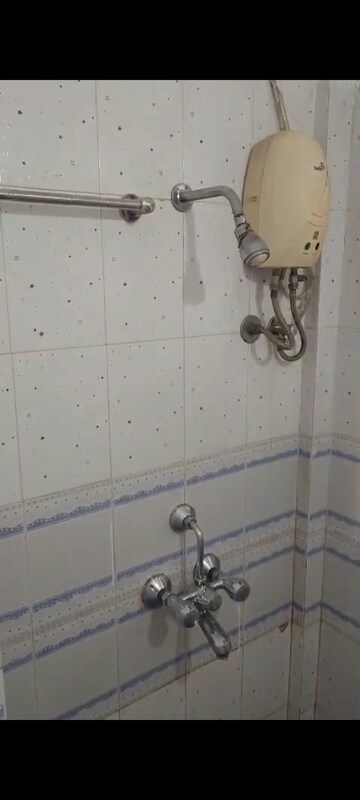 Bathroom in 1 BHK Apartment at Bhanushanti Complex, Malad East – for Rent