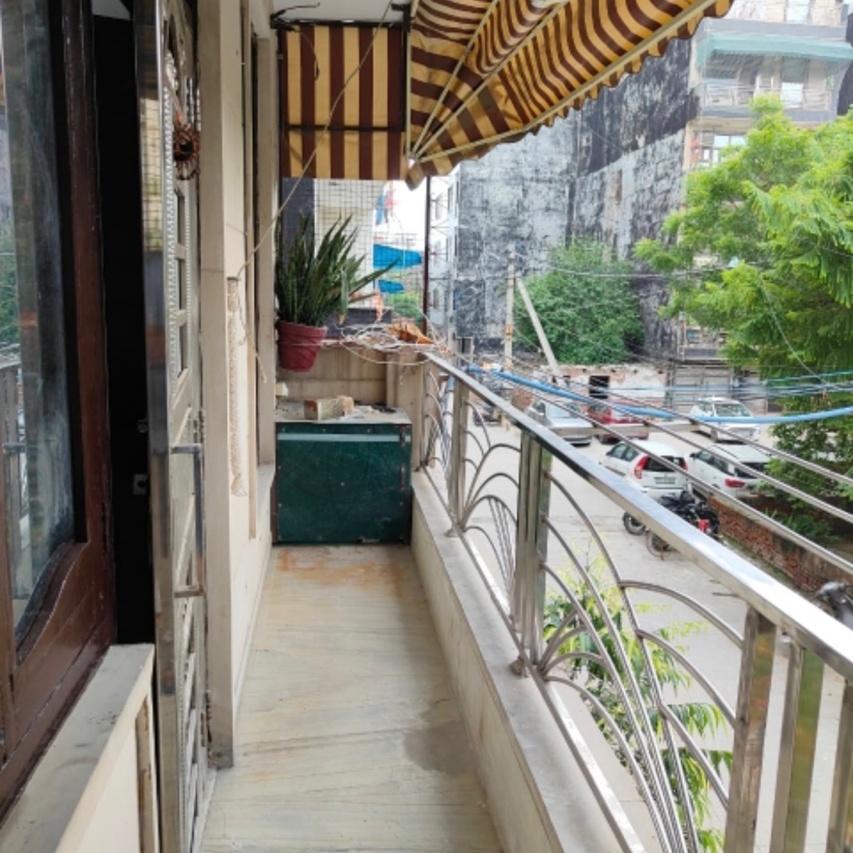 Balcony, rohini sector 24 3 Bedroom 1100 Sq.Ft. Builder Floor In Rohini Sector 24 Delhi 9025670