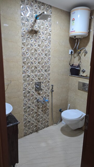 Bathroom in 3 BHK Builder Floor at Malviya Nagar – for Rent