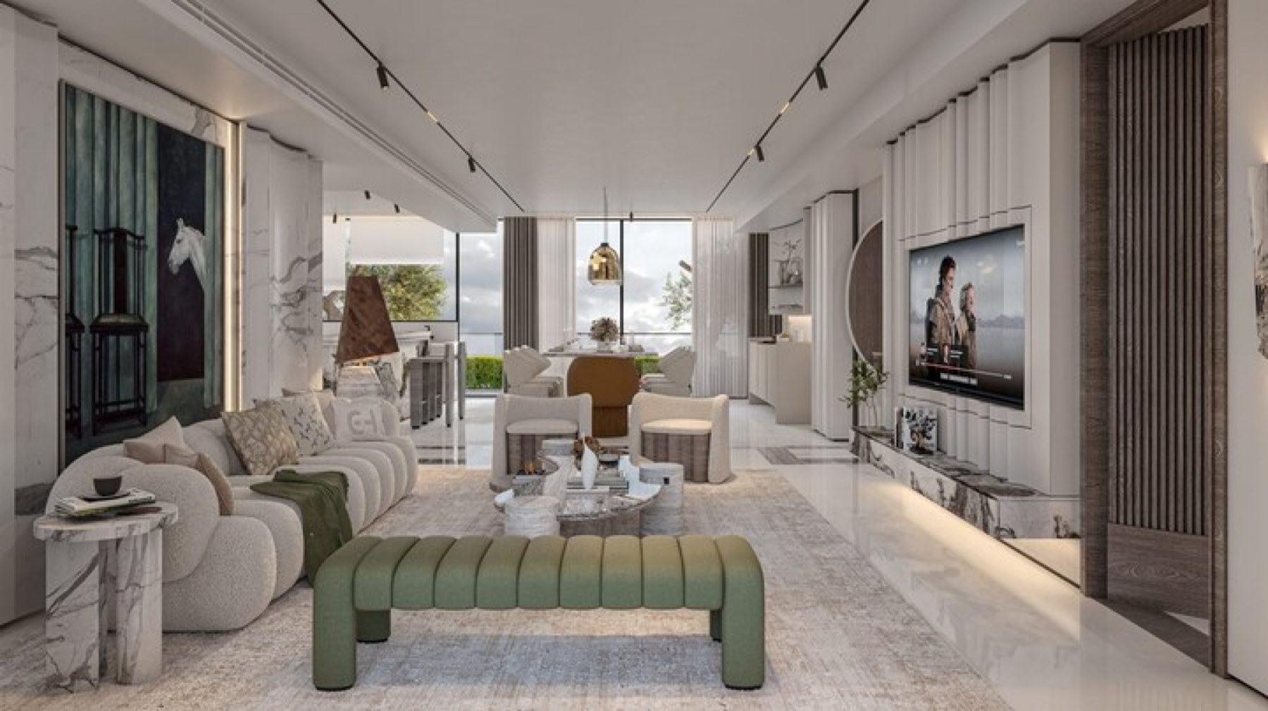 4 BHK + Servant Room 4223 Sq.Ft. Apartment in Elan The Emperor