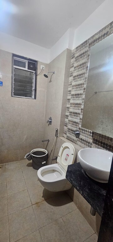 Bathroom in 2 BHK Apartment at Bhairaav Goldcrest Residency, Ghansoli – for Rent