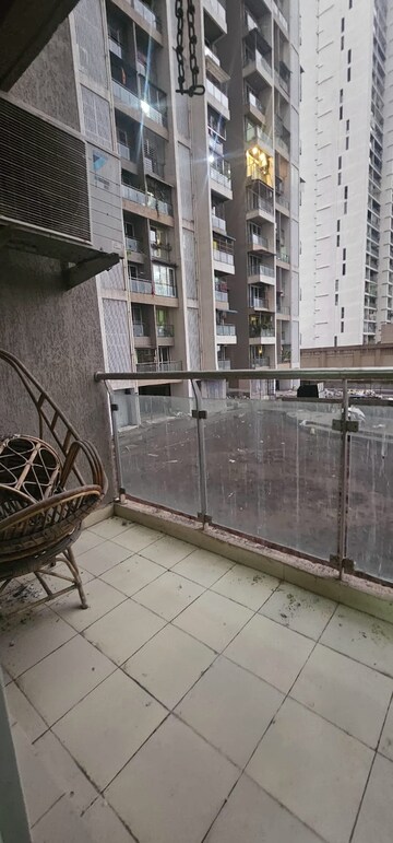 Balcony in 2 BHK Apartment at Bhairaav Goldcrest Residency, Ghansoli – for Rent