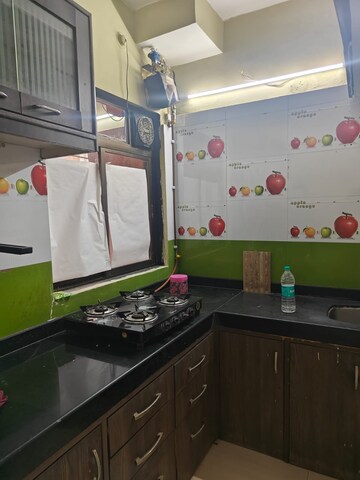 Kitchen in 2 BHK Apartment at Oracle Sapphire CHS, Nerul – for Rent