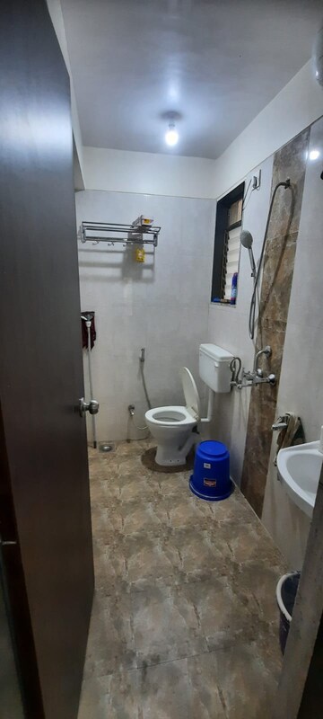 Bathroom in 1 BHK Apartment at K M Horizon Palms 2, Owale – for Rent
