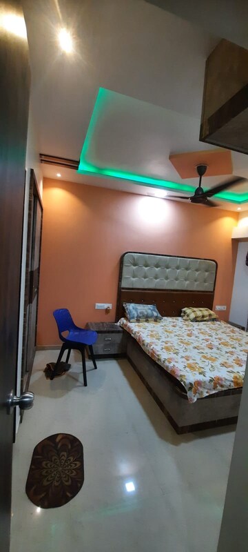 Bedroom in 1 BHK Apartment at K M Horizon Palms 2, Owale – for Rent