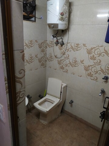 Bathroom in 1 RK Builder Floor at Saket – for Rent