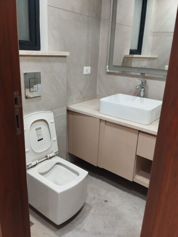 Bathroom in 4 BHK Builder Floor at Boutique Residential Apartments C-1 9, Hauz Khas Enclave – for Rent