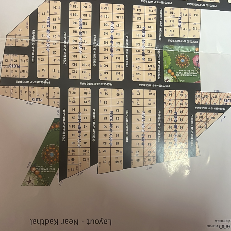 Master Plan, fortune-18  225 Sq.Yd. Plot In Amangal Hyderabad 9025868