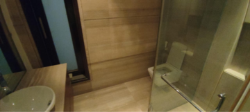Bathroom in 4 BHK Builder Floor at Boutique Residential Apartments A-20, Gulmohar Park – for Rent