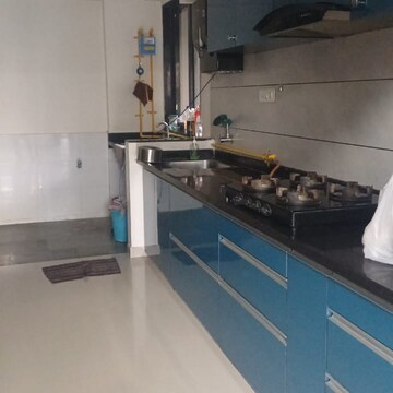 Kitchen in 3 BHK Apartment at Uma Silver Sky, SamA-Savil Road – for Rent