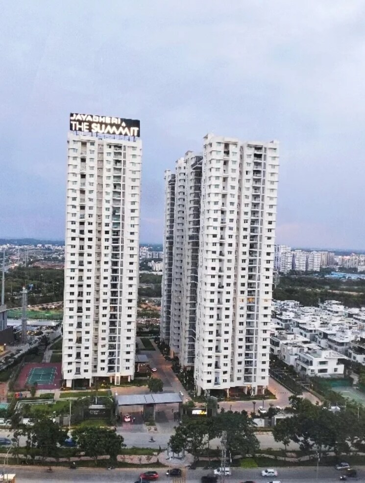 Exterior View, jayabheri-the-summit 3 Bedroom 1860 Sq.Ft. Apartment In Narsingi Hyderabad 9025964