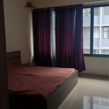 Bedroom in 3 BHK Apartment at Kamaxi Heights, VadodarA-Halol Highway – for Rent