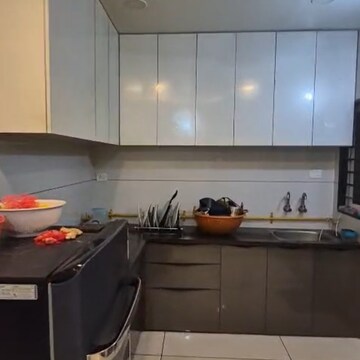 Kitchen in 3 BHK Apartment at Krishna Skyvillas, SamA-Savil Road – for Rent