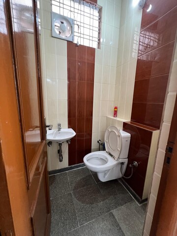Bathroom in 2 BHK Builder Floor at Spazedge, Sector 47 – for Rent