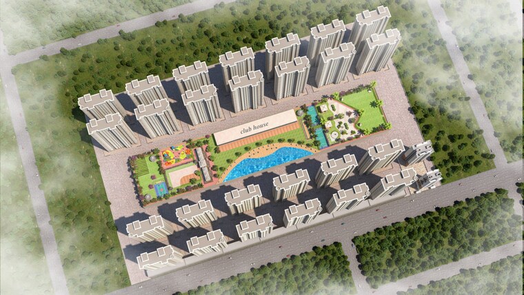 Master Plan, raj-empires 1 Bedroom 425 Sq.Ft. Apartment In Kalyan East Thane 9026024
