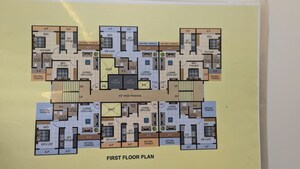 Floor Plan in 1 BHK Apartment at Raj Empires, Kalyan East – for Sale