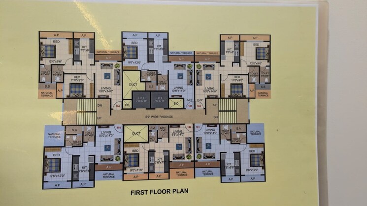Floor Plan, raj-empires 1 Bedroom 425 Sq.Ft. Apartment In Kalyan East Thane 9026024