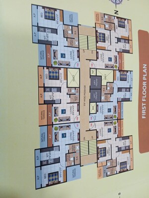 Floor Plan in 1 BHK Apartment at Raj Empires, Kalyan East – for Sale