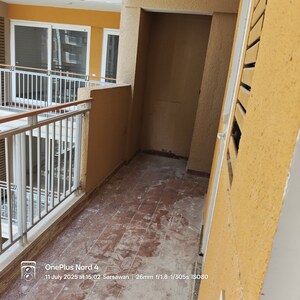 Balcony in 3 BHK Apartment at Omaxe Waterscapes, Gomti Nagar – for Sale