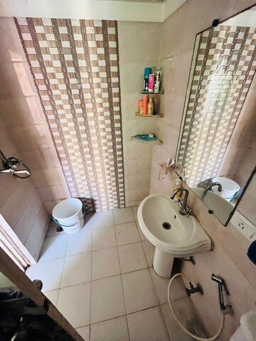 Bathroom in 3 BHK Apartment at Gaur City 2 - 14th Avenue, Sector 16c Greater Noida – for Rent