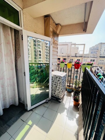 Balcony in 3 BHK Apartment at Gaur City 2 - 14th Avenue, Sector 16c Greater Noida – for Rent