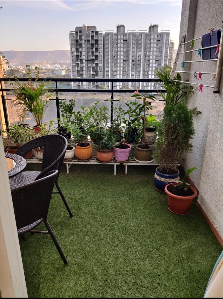 Balcony, vtp-urban-nest 3 Bedroom 1550 Sq.Ft. Apartment In Undri Pune 9026084