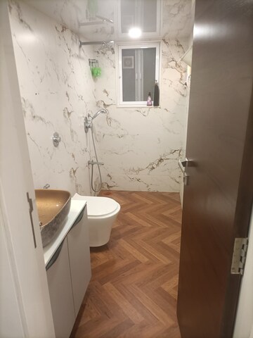 Bathroom in 2 BHK Apartment at Pam Solitaire Castle, Vasai West – for Sale