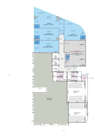 Floor Plan in  Office Space at Bandra East – for Sale