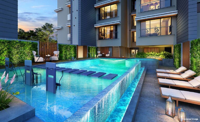 Swimming Pool, paradigm-artteza 2 Bedroom 676 Sq.Ft. Apartment In Santacruz West Mumbai 9026142