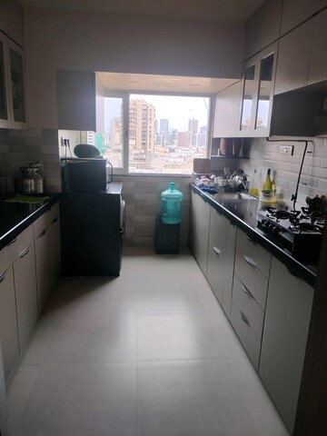 Kitchen in 3 BHK Apartment at Lokhandwala Premium Towers, Andheri West – for Rent