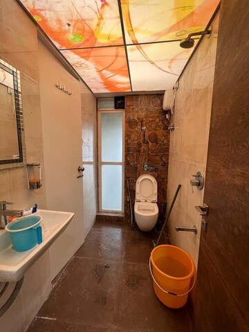 Bathroom in 3 BHK Apartment at DLH Orchid, Andheri West – for Rent