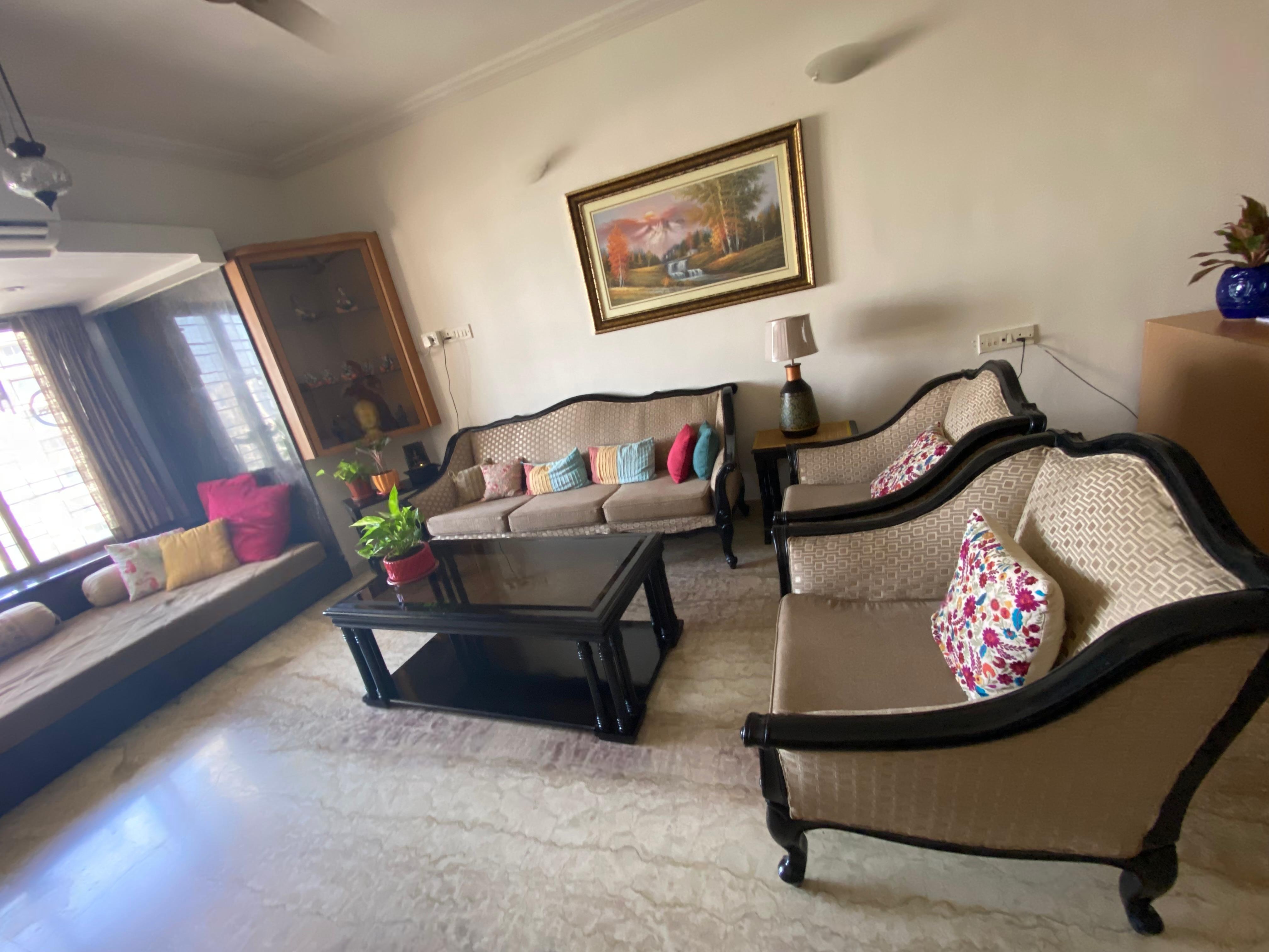 3 BHK + Servant Room Apartment For Rent in Dn Nagar