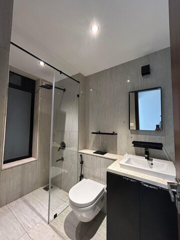 Bathroom in 4 BHK Apartment at Runwal Elegante, Andheri West – for Rent