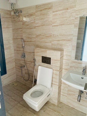 Bathroom in 1 BHK Apartment at Sheth Avante, Kanjurmarg West – for Rent