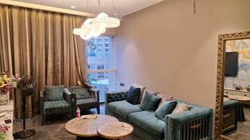 Living Room in 3 BHK Apartment at Runwal Elegante, Andheri West – for Rent