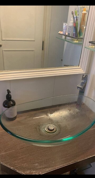 Bathroom in 2 BHK Apartment at Movie Tower, Andheri West – for Rent