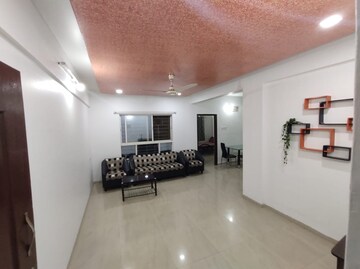 Living Room in 3 BHK Apartment at G K Daffodils Housing Society, Pimple Saudagar – for Rent