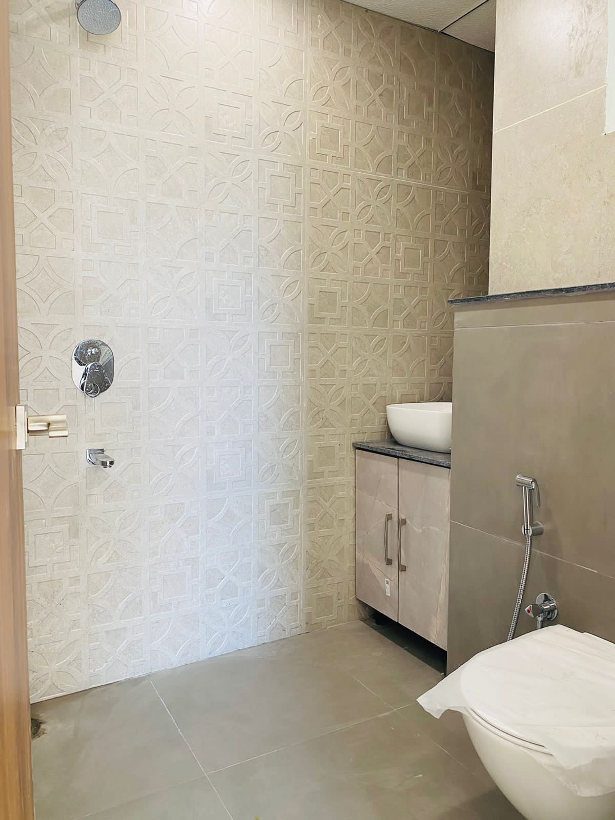 Bathroom, ghb-splande 3 Bedroom 1007 Sq.Ft. Apartment In Patiala Road Zirakpur 9026235