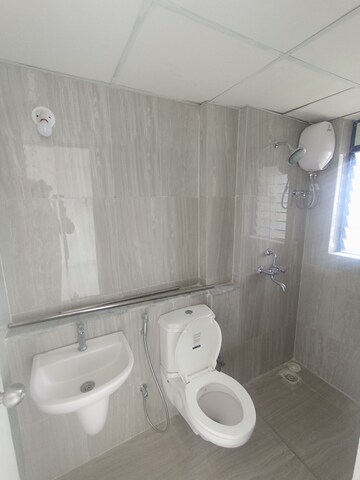 Bathroom in 1 BHK Apartment at Runwal Gardens Phase 2, Dombivli East – for Rent