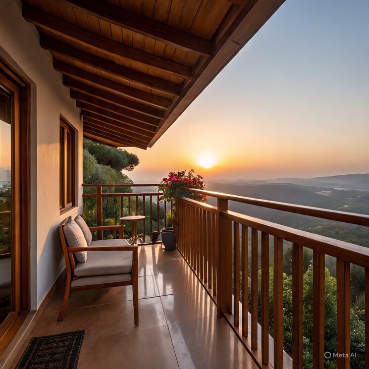 Balcony, pragati vihar 2 Bedroom 1000 Sq.Ft. Apartment In Pragati Vihar  Rishikesh 9026288