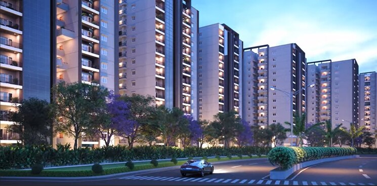 Exterior View, puppalaguda 3 Bedroom 1950 Sq.Ft. Apartment In Puppalaguda Hyderabad 9026304