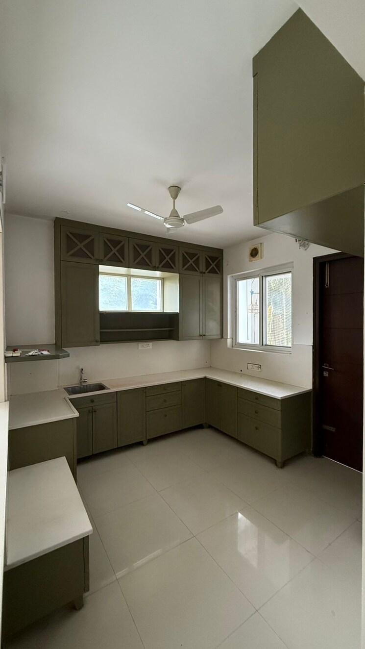 Kitchen, kakatiya-hills 3 Bedroom 2000 Sq.Ft. Apartment In Jubilee Hills Hyderabad 9026325